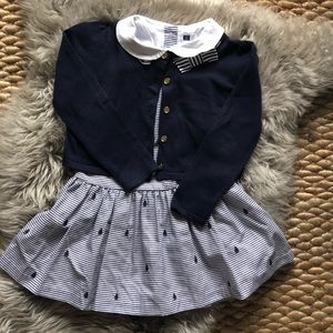 Janie & Jack Cardigan & Dress